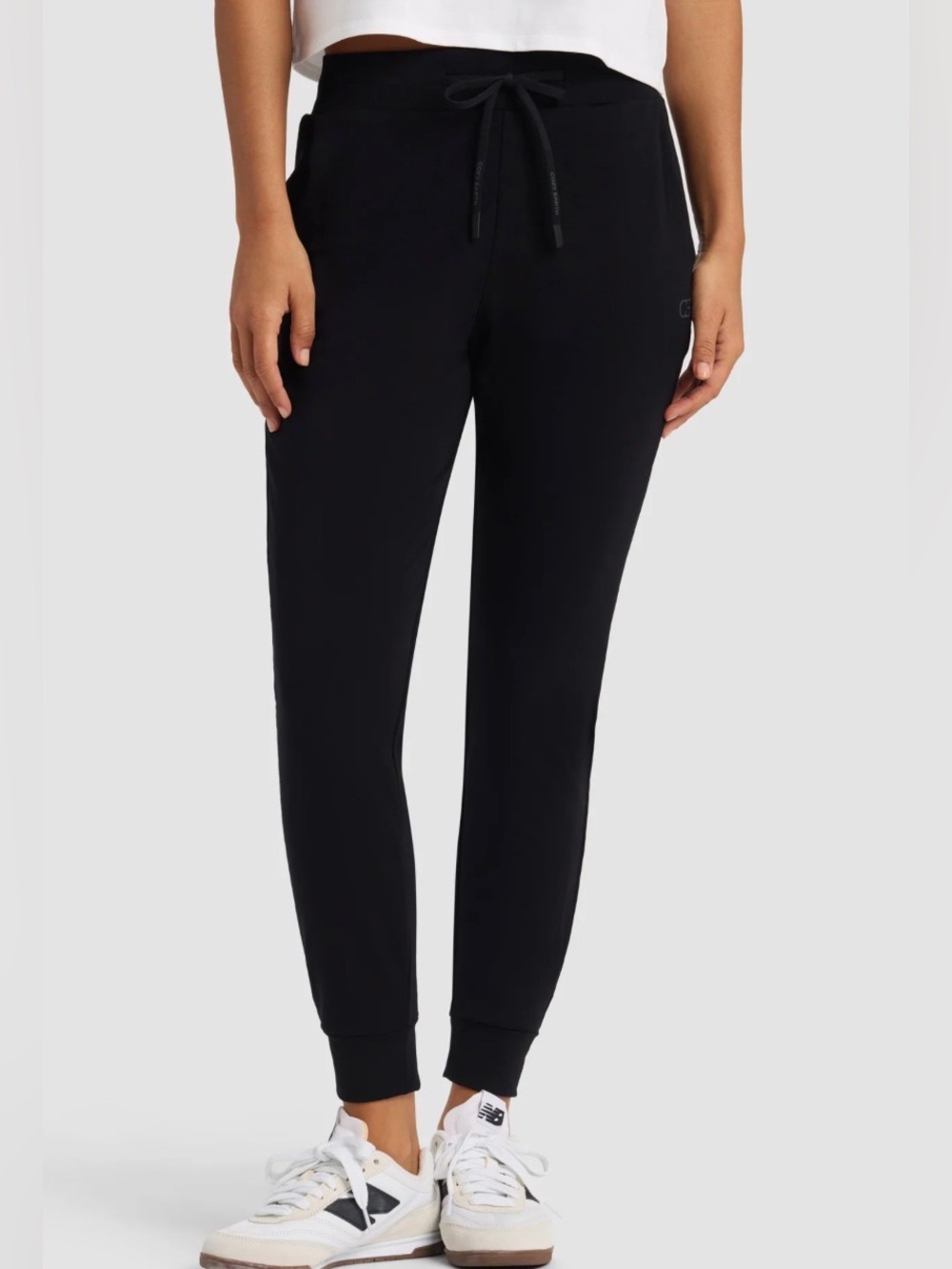 Cozy Earth Brushed Bamboo Joggers Black Size XXL